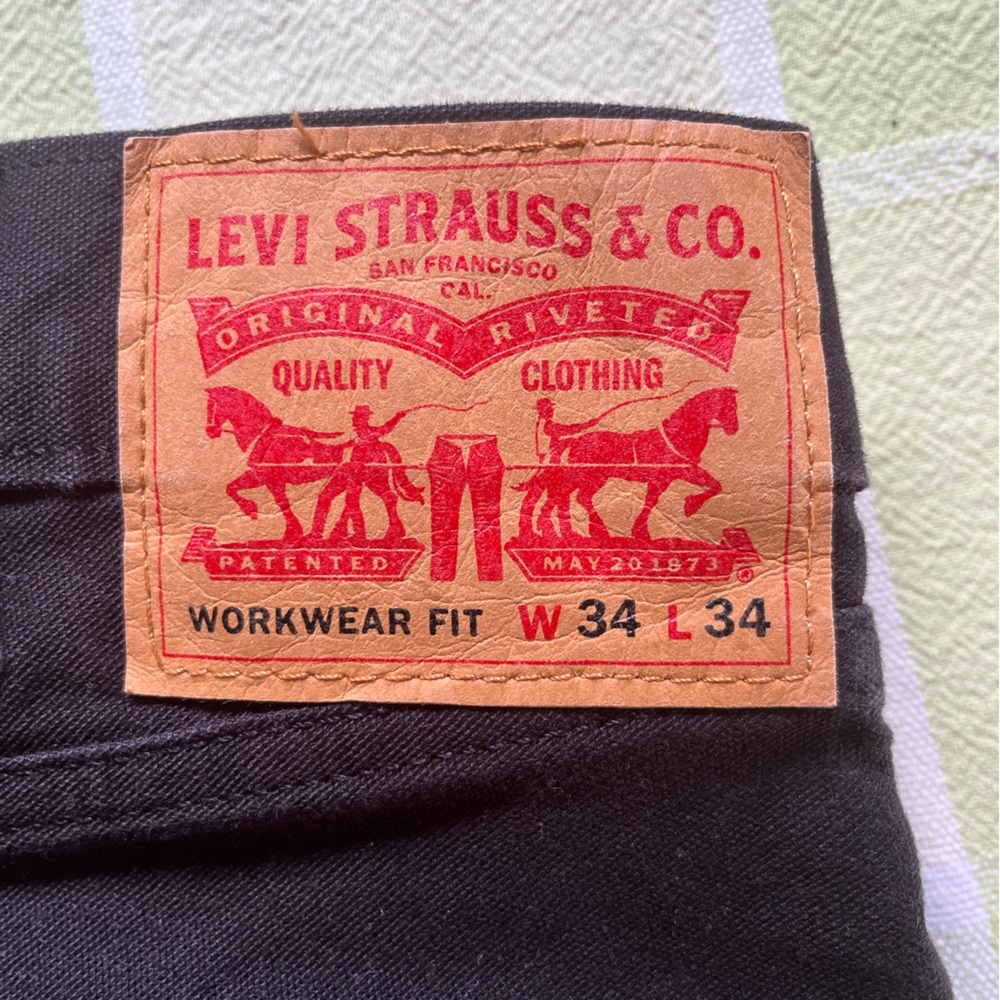Levi's Black Workwear Trousers